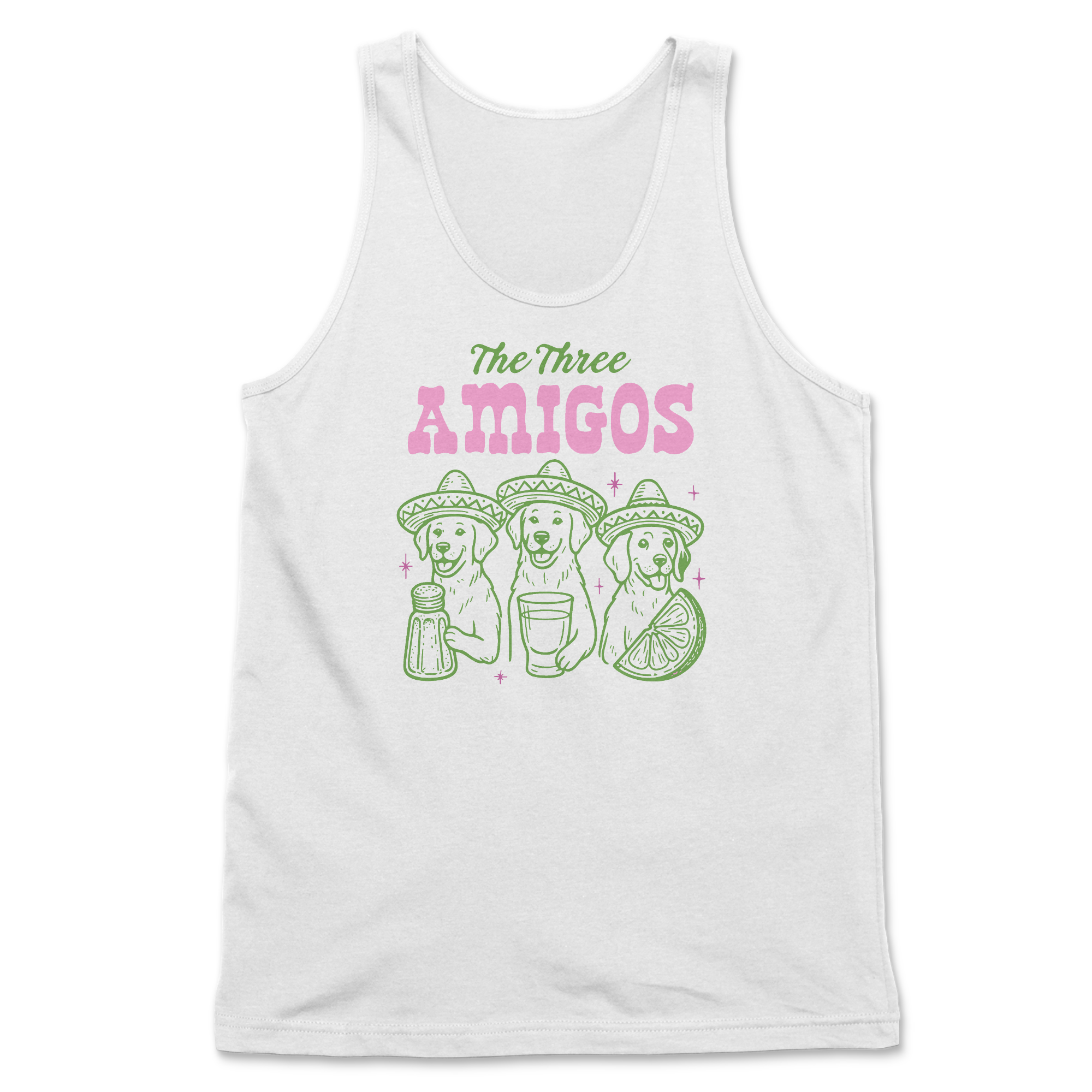 Three Amigos - (Front Print) (Adult Tank Top)