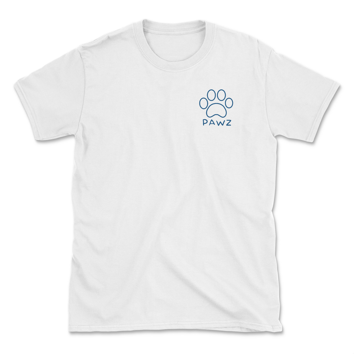 Louisiana Flag Paw (Adult Short Sleeve T-Shirt)