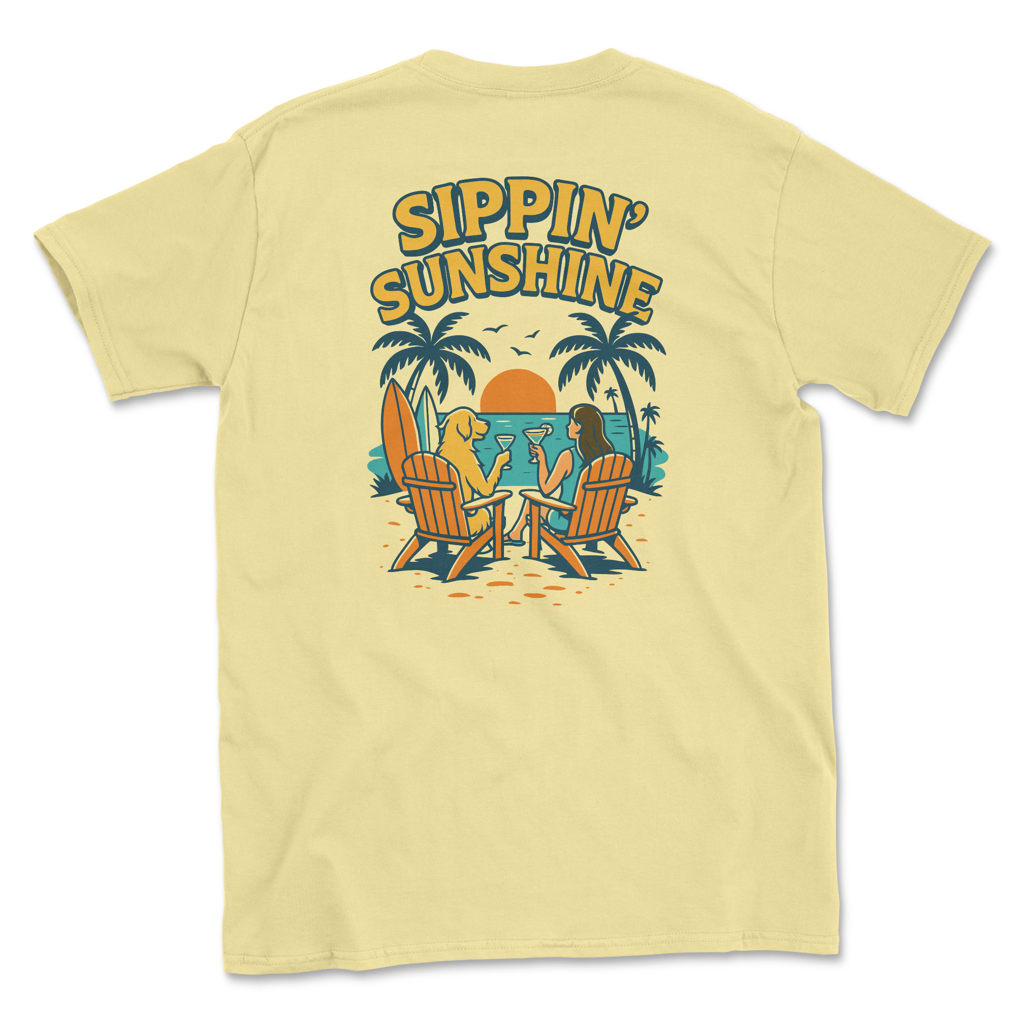 Sippin' Sunshine (Adult Short Sleeve T-Shirt)