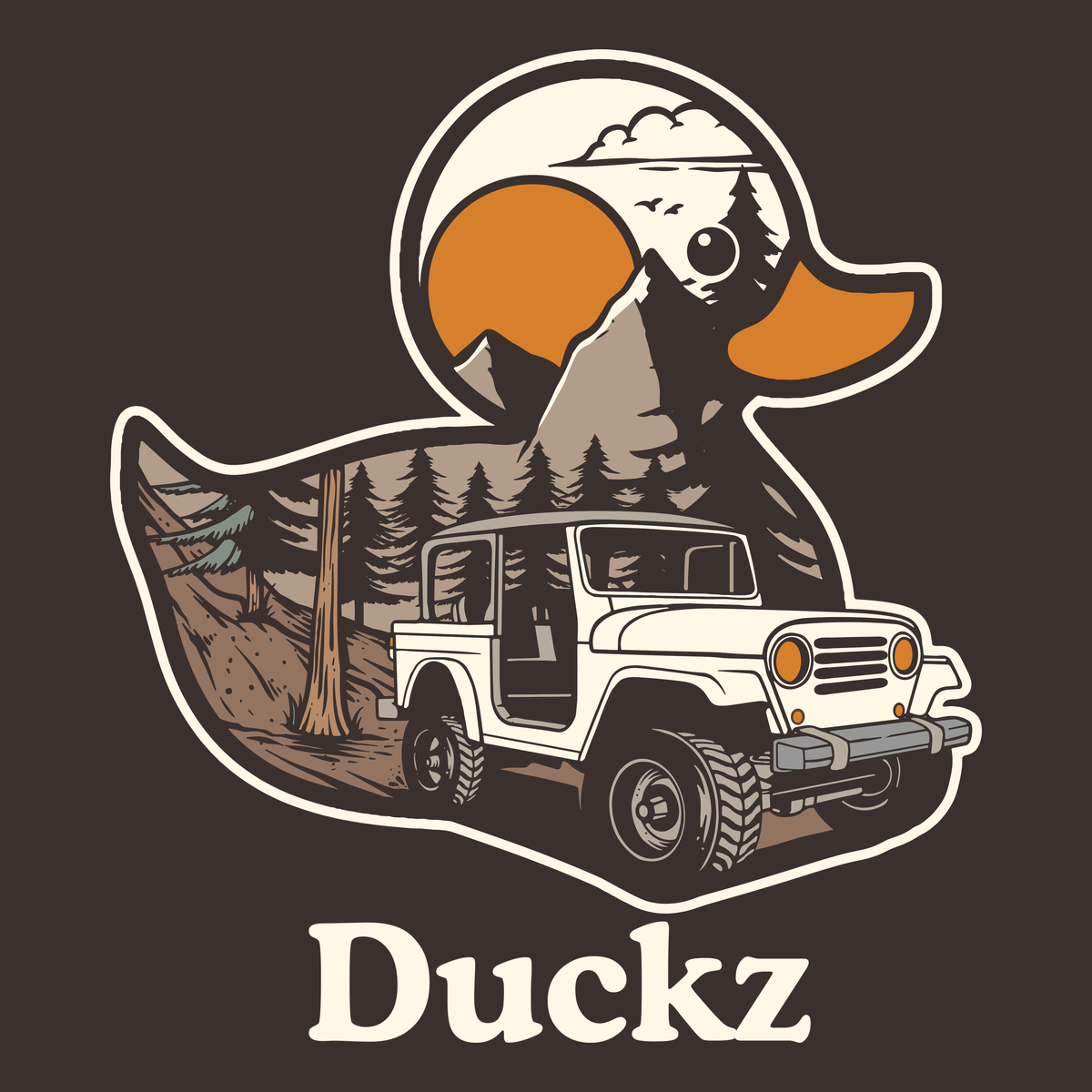 Wilderness Wheels (Adult Short Sleeve T-Shirt)