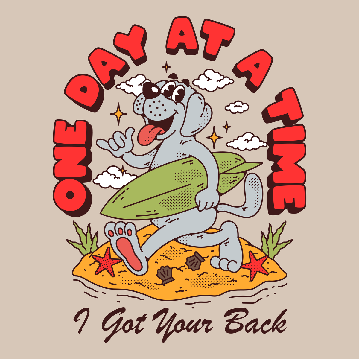 One Day At A Time (Adult Short Sleeve T-Shirt)