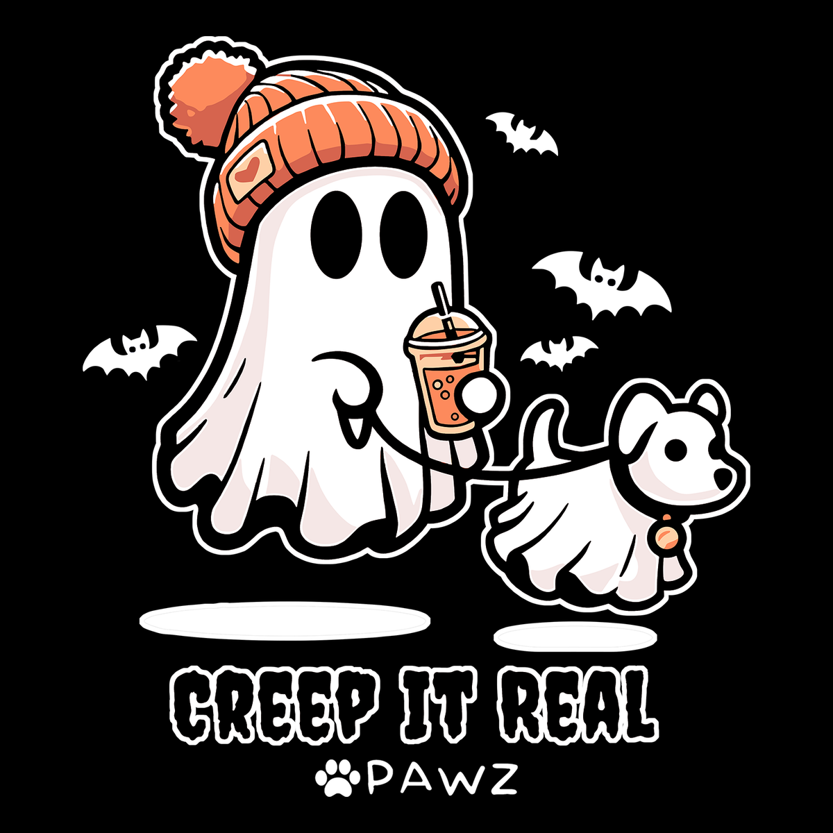 Creep It Real (Back Print) (Adult Short Sleeve T-Shirt)