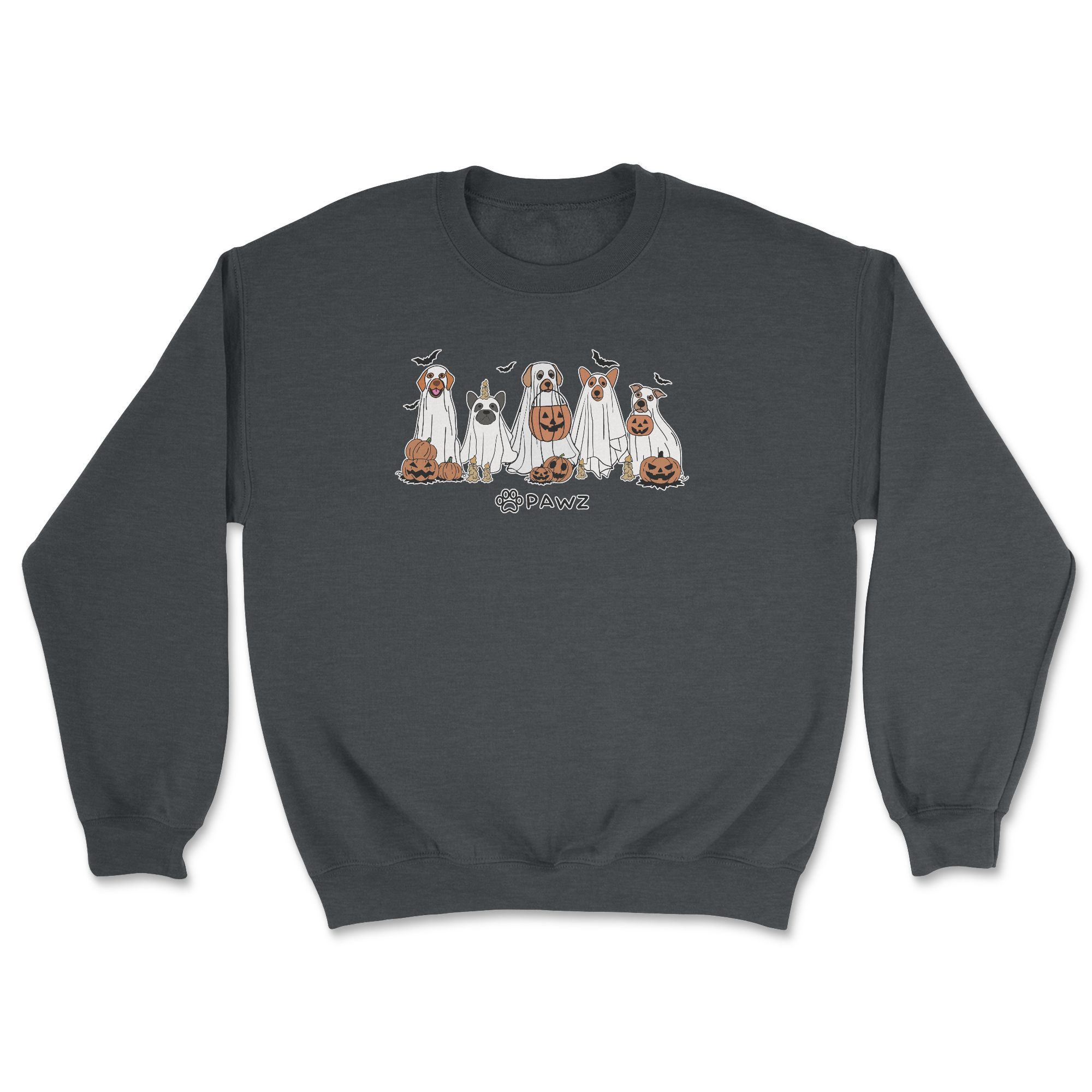 Spooky Squad (Front Print) (Adult Crewneck)