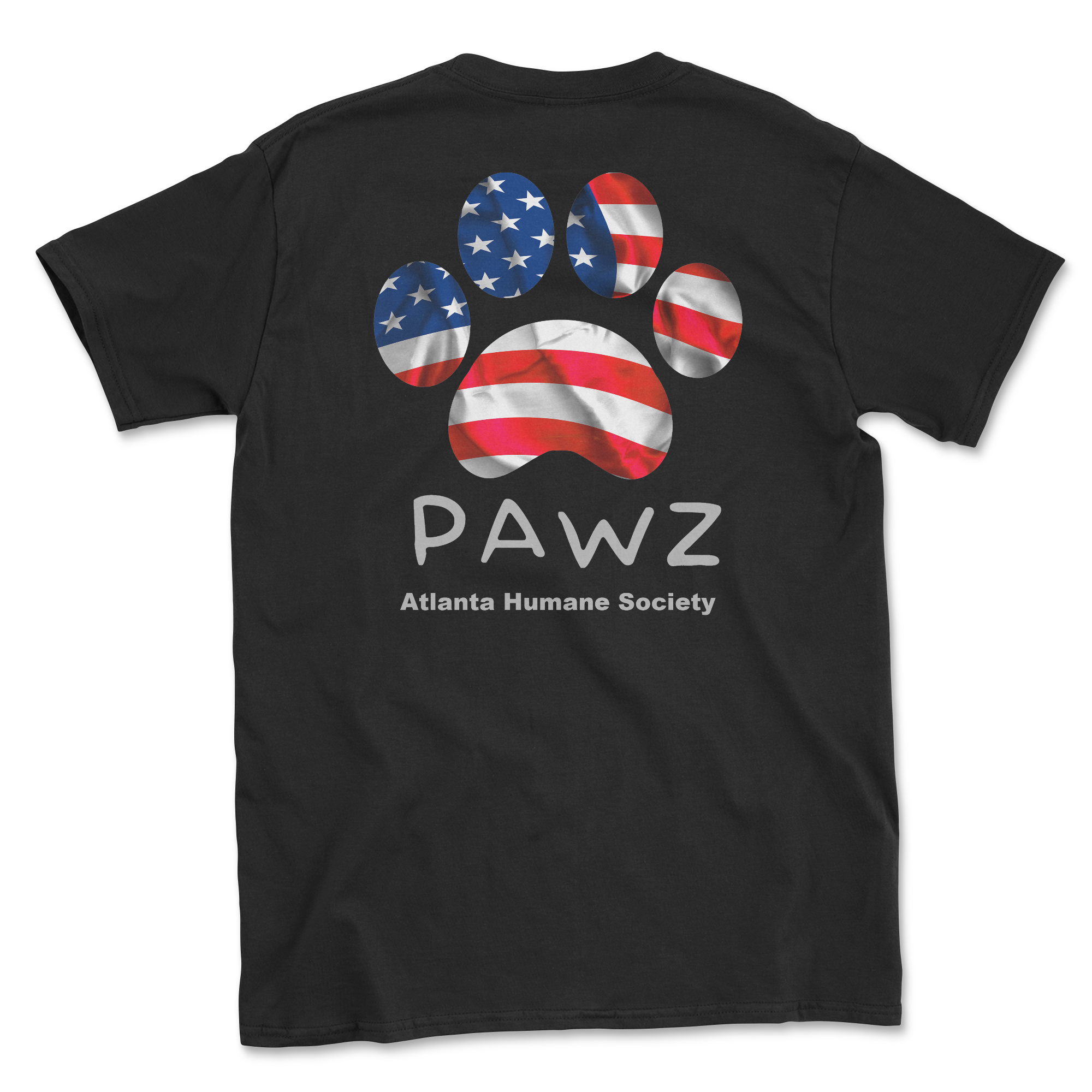 Wavin Flag (Atlanta Humane Society) (Adult Short Sleeve T-Shirt)