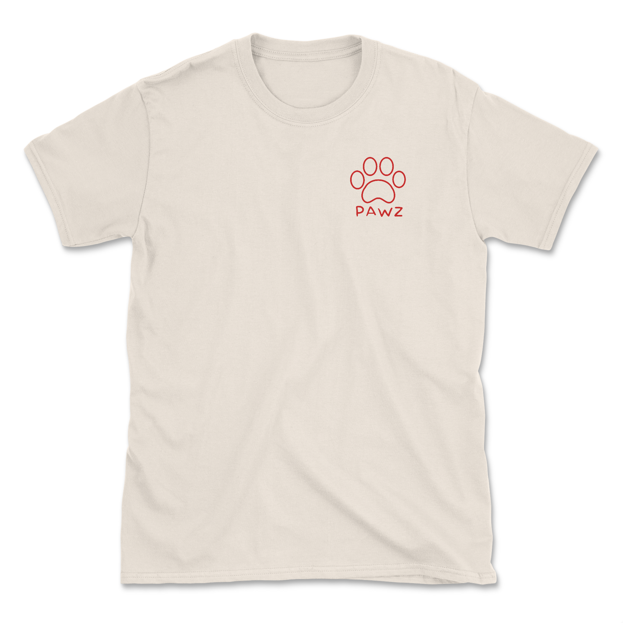 Wyoming Flag Paw (Adult Short Sleeve T-Shirt)