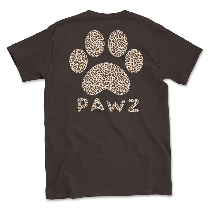 Cheetah - Chocolate (Adult Short Sleeve T-Shirt)