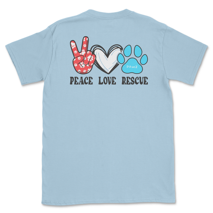 Peace, Love, Pawz (Adult Short Sleeve T-Shirt)