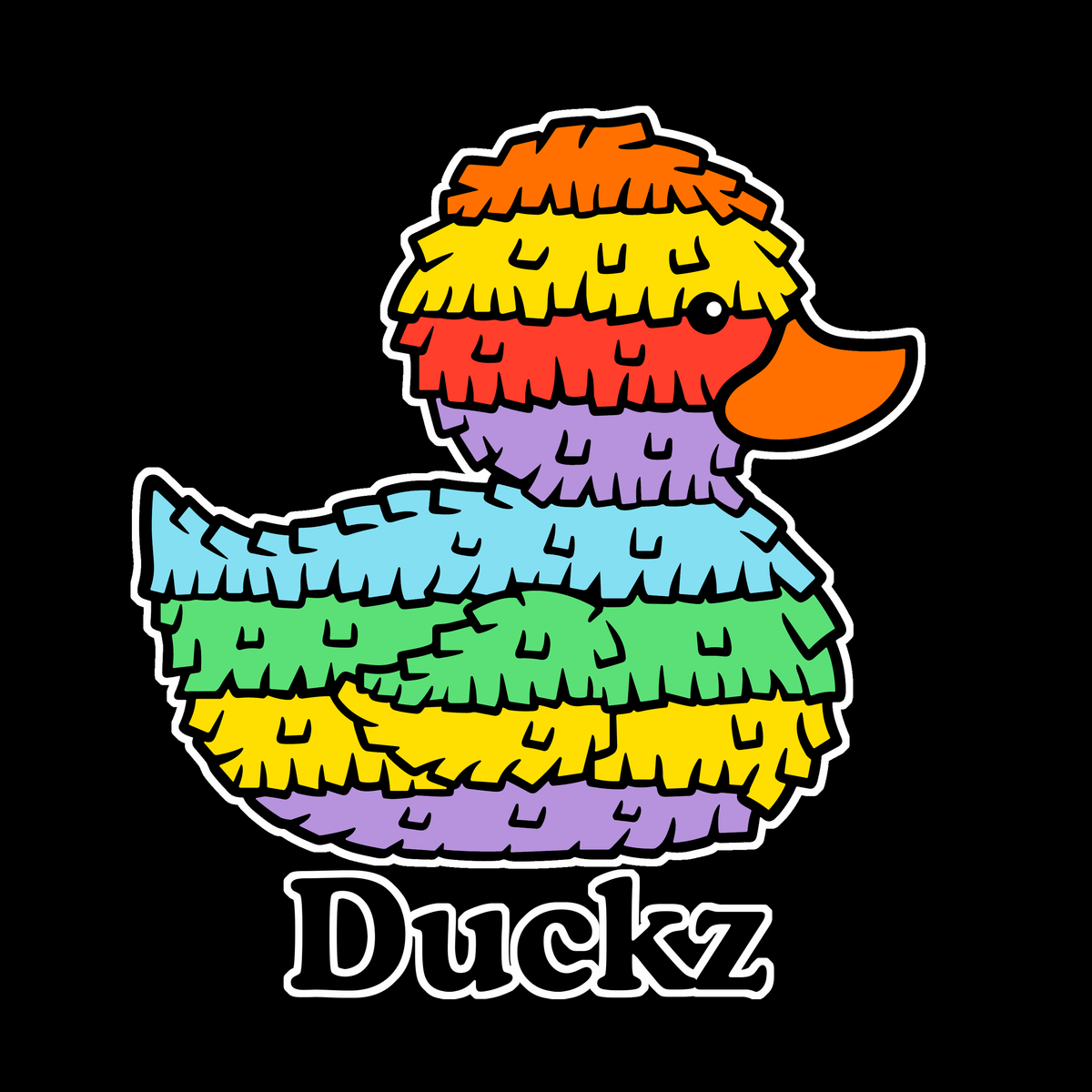 Piñata Puff - Black (Adult Short Sleeve T-Shirt)