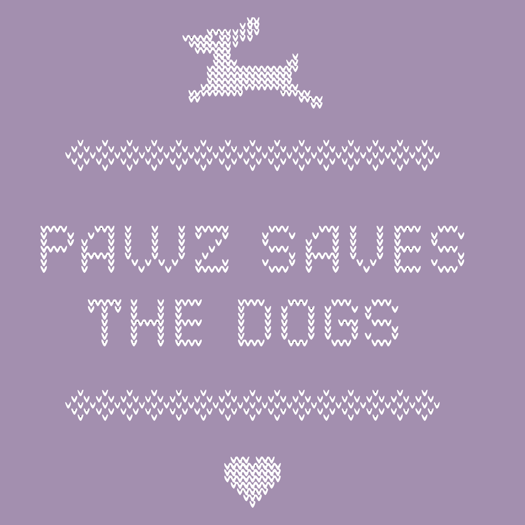 Pawz Saves Dogs - Front Print (Adult Hoodie)