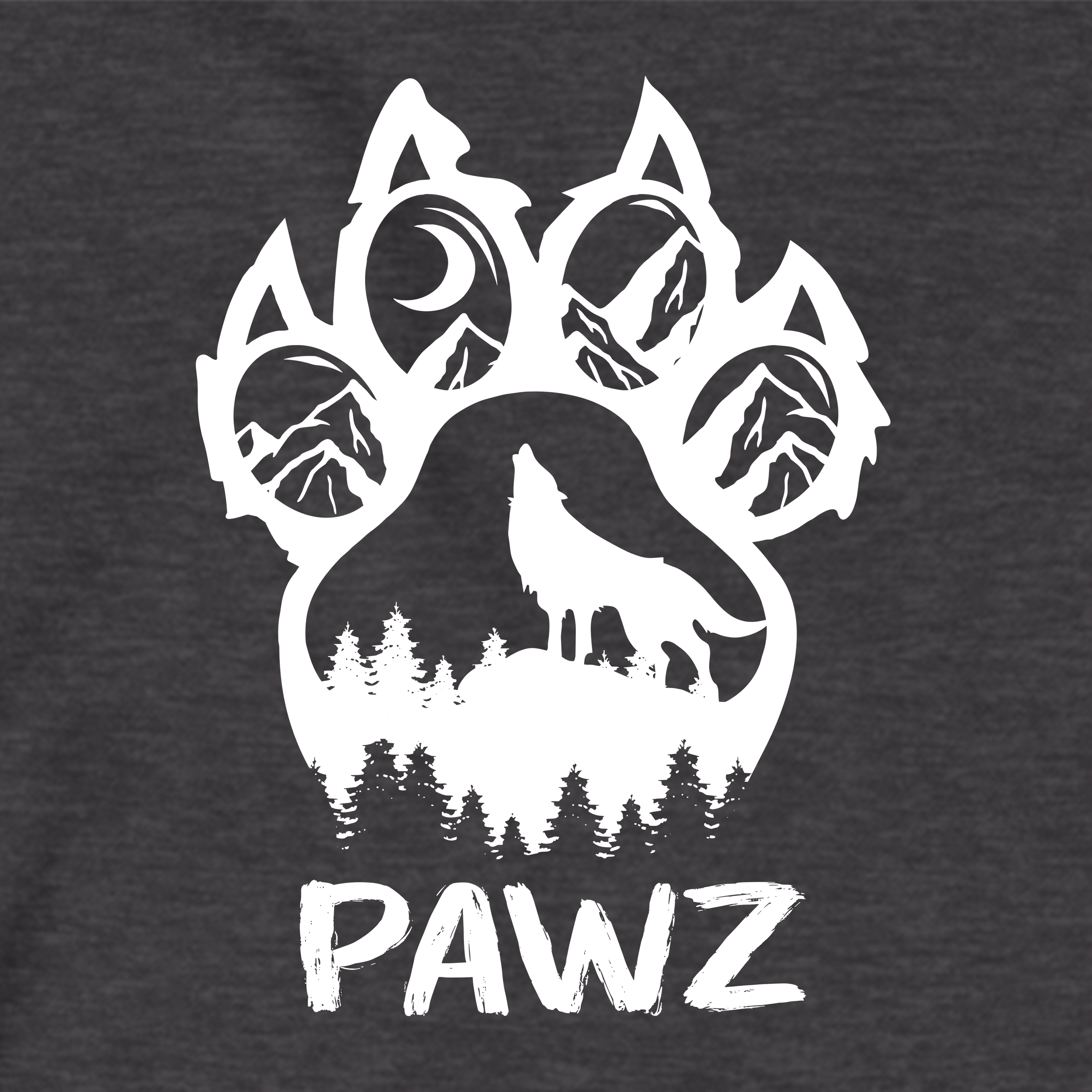 Wolf Paw (Adult Hoodie)